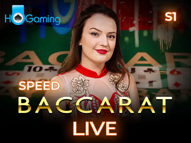 S1 Speed Baccarat — скоростная баккара 1win с реальным дилером!